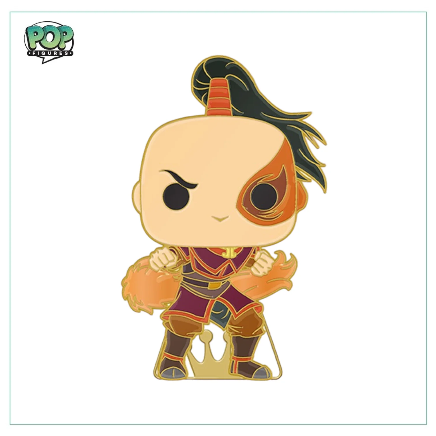 Zuko #58 Enamel Pop! Pin -Avatar the Last Airbender - Glow in the Dark - Chance of Chase - Image 2